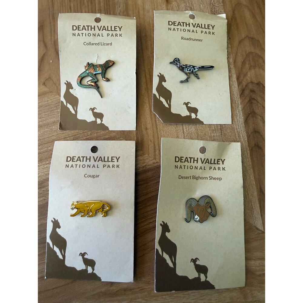 Death Valley Natural History Association Desth Valley Park Animal Pin Bundle (4)